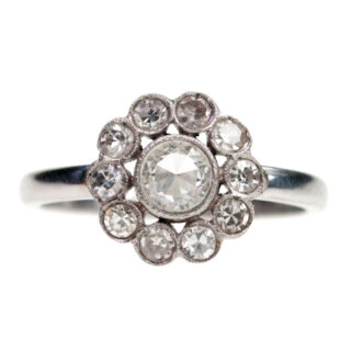 Diamond Platinum Cluster Ring 4985-4693 Image1