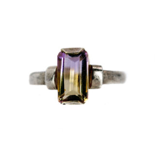 紫黄晶银戒指 5734-0604 图片 1