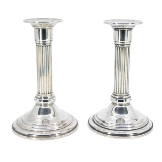 Silver Taper Candlesticks 697-1144 Image1