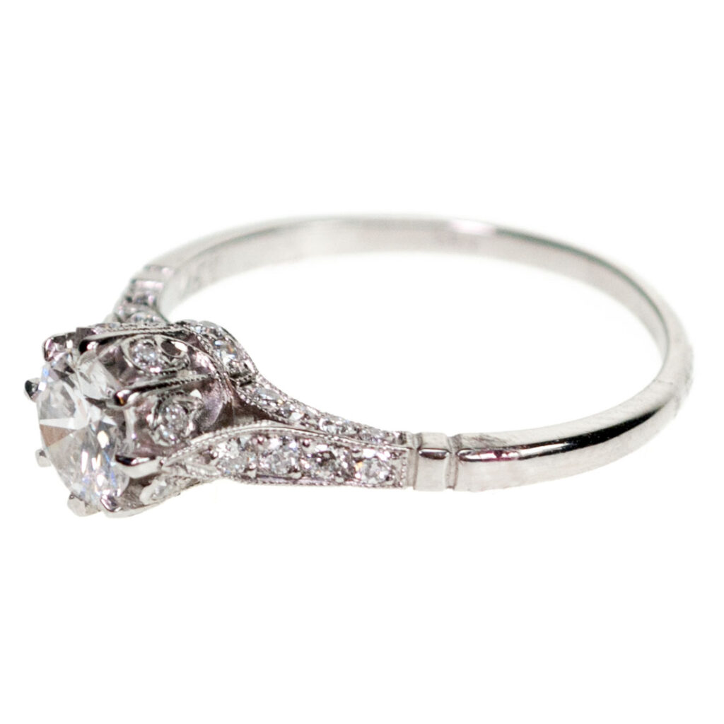 Diamant Platina Solitaire Ring 7010-1936 Afbeelding2