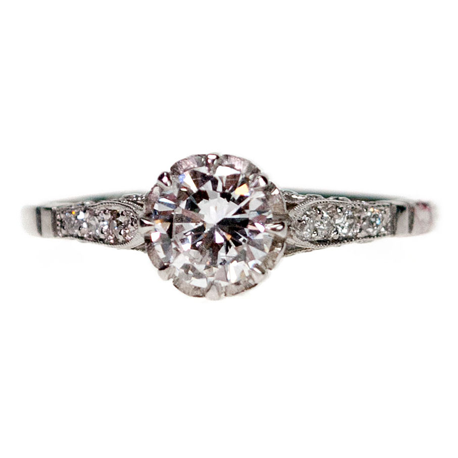 Diamant Platina Solitaire Ring 7010-1936 Afbeelding1