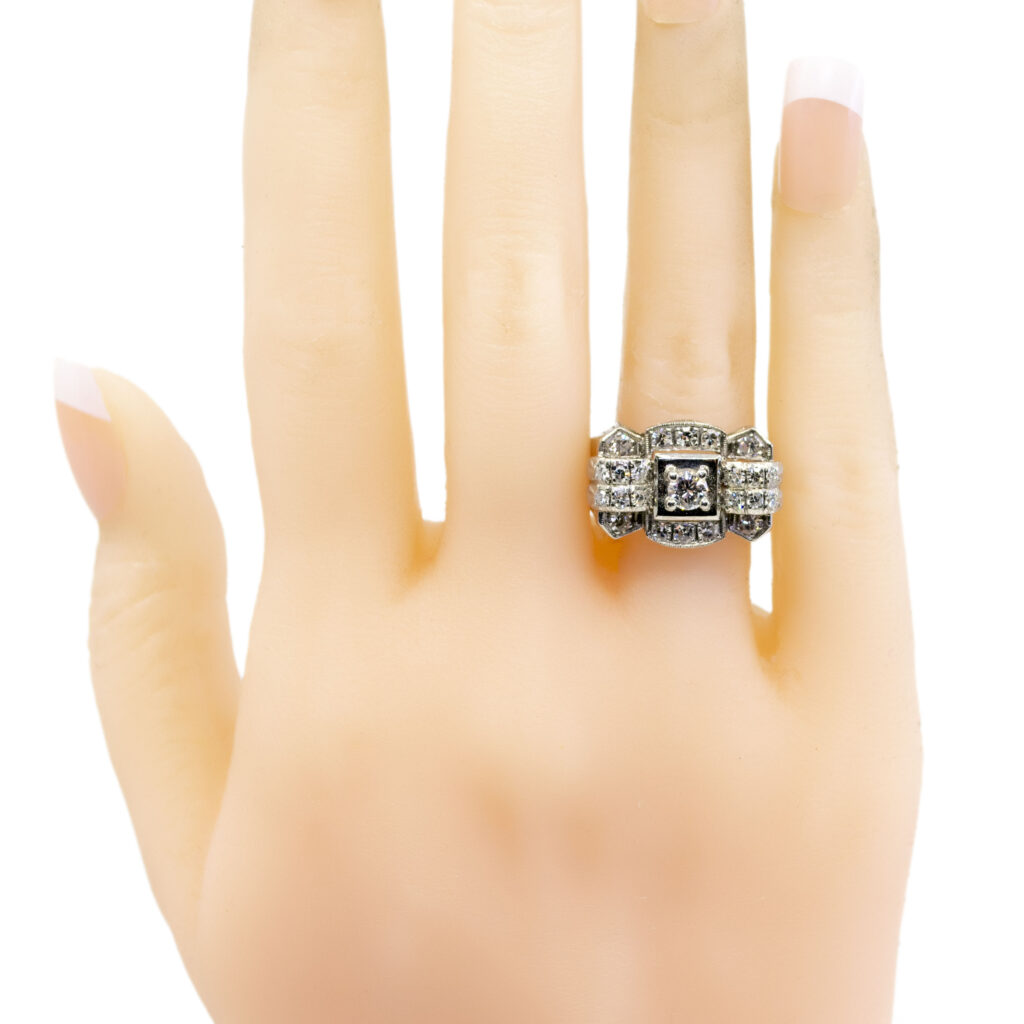 Diamond Platinum Ring 7737-0758 Image5