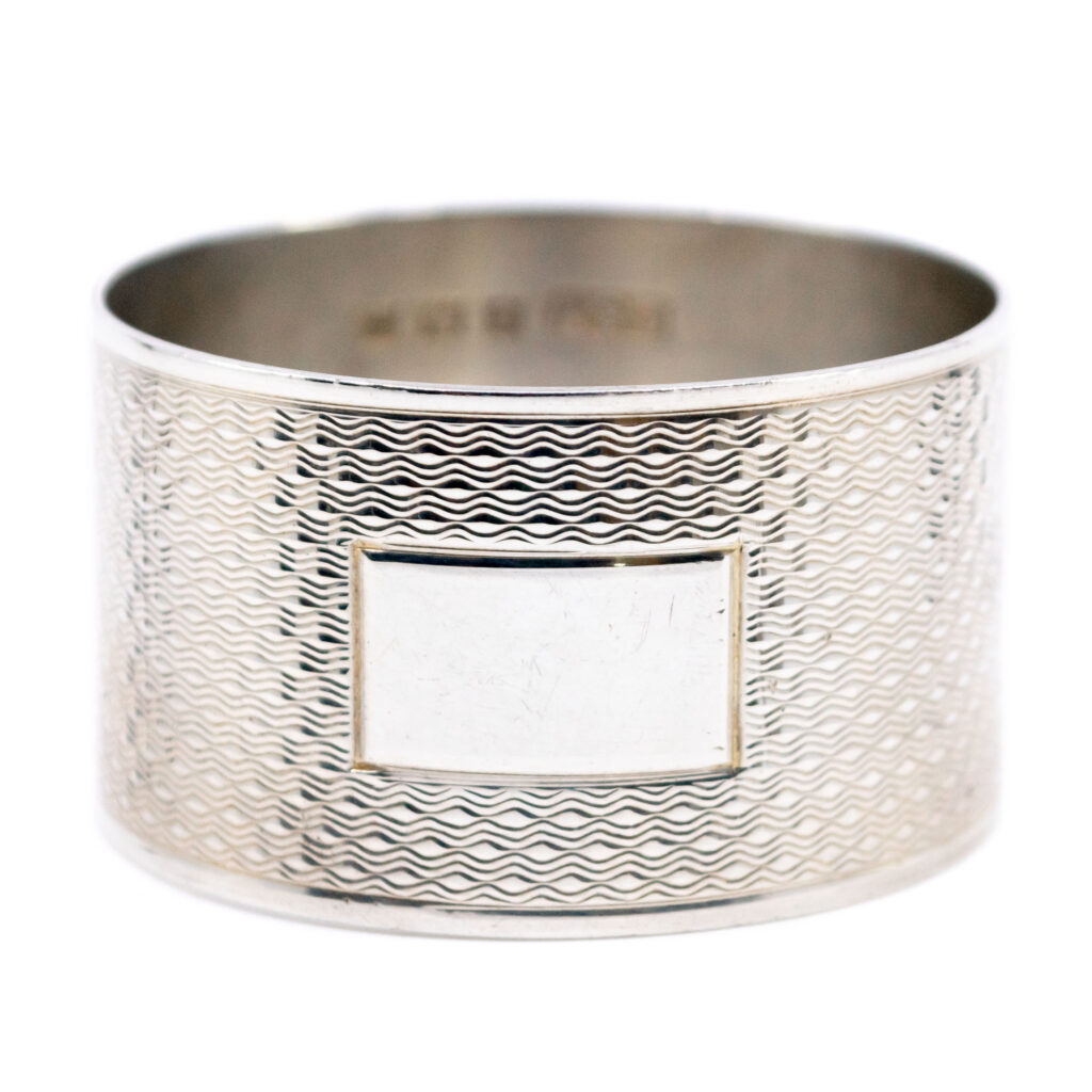 Silver Engine Turned Napkin Ring 809-0801 Image1