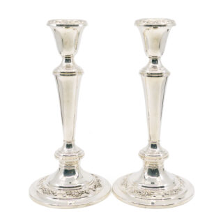 Silver Pair Of Convertible Candlesticks 8576-2581 Image1