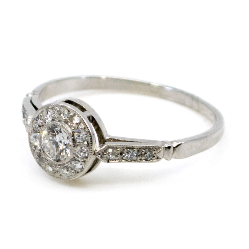 Diamond Platinum Target Ring 9550-0036 Image2