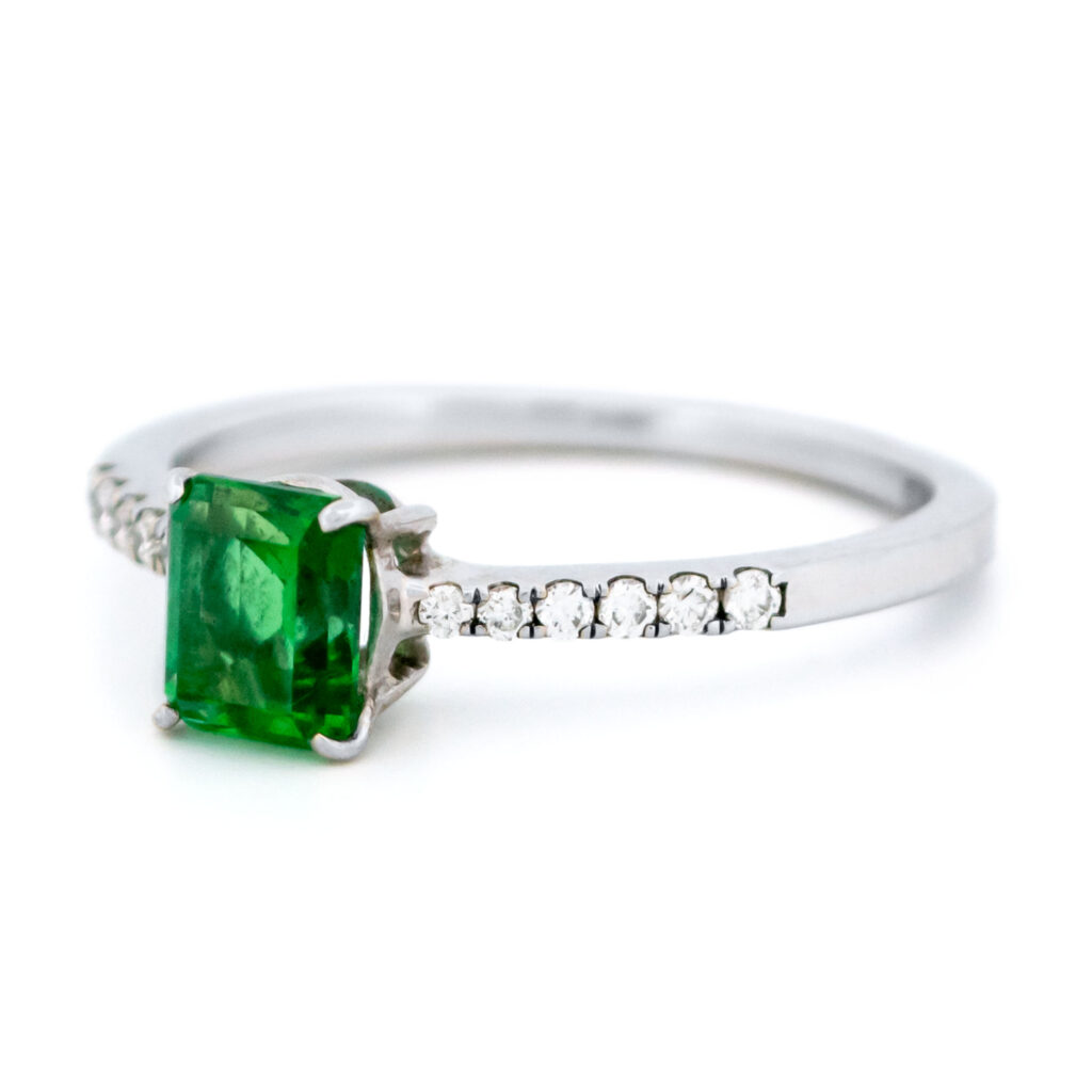 Diamond Emerald 18k Ring 14517-8351 Image4