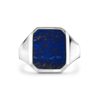 Chevalière en argent lapis-lazulis 15259-2031 Image1