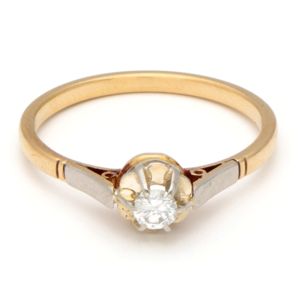 Diamond 14k Solitaire Ring 15556-8581 Image1