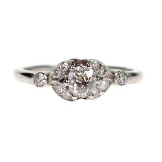 Diamond Platinum Ring 4496-4668 Image1