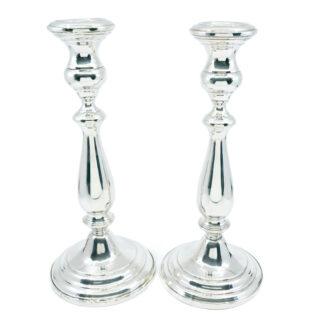 Silver Pair Of Convertible Candlesticks 8575-2580 Image1