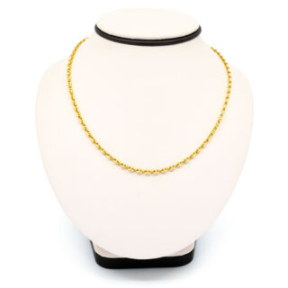 14k Coffee Bean Link Necklace 14978-8448 Image1