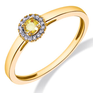 Diamond Sapphire 14k Cluster Ring 15567-8583 Image1