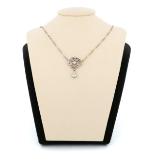 Diamond Platinum Vintage Necklace 9821-2179 Image1