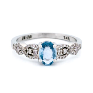 Diamond Sapphire 14k Ring 15976-8693 Image1